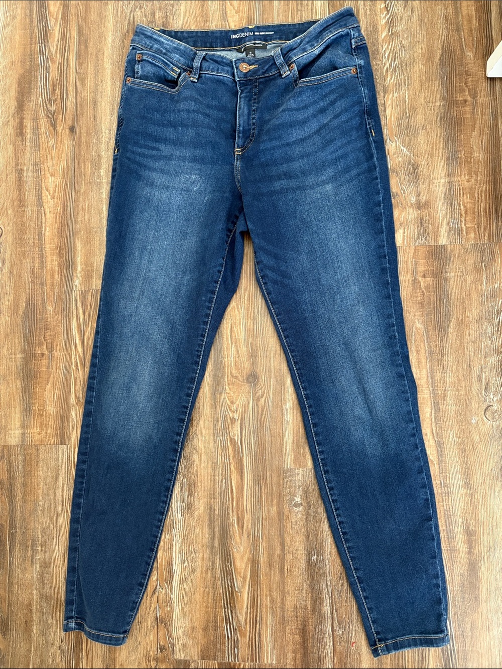 INC International Concepts Dark Blue Skinny Jeans